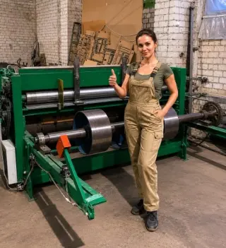 Ротационной станок высечки полуавтомат