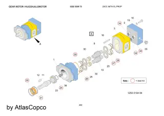 Ремонт Epiroc 3719003128 гидронасос