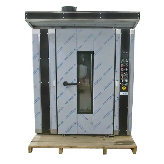Печь ротационная Bakebridge CDF-100 + 4 шпильки-тележки (600х800)