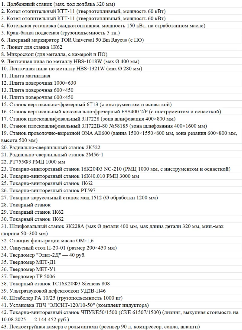 Токарно-винторезные станки мод.16К20Ф3 NC-210;16К40.010 РМЦ 3000 м;1К62 ;РТ597; 1512 оборудование по списку в наличии; цены по запросу