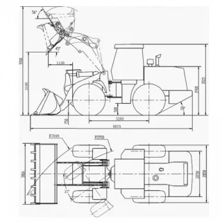 Фронтальный погрузчик XCMG LW550RU