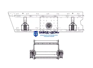 Грохот инерционный легкий ГДСМС-73 (ГИС-73)