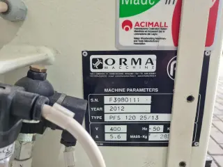 Пресс orma PFS 120 25/13 для гнутоклееной фанеры
