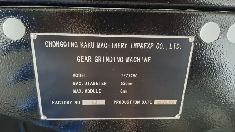 Зубошлифовальный станок YKZ7250 с ЧПУ Fanuc