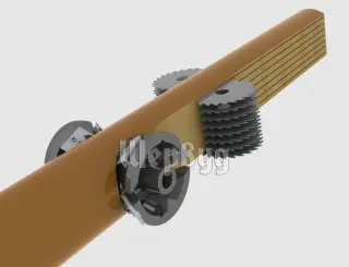 UFP-260 Станок фрезерно-пильный для тонкомера