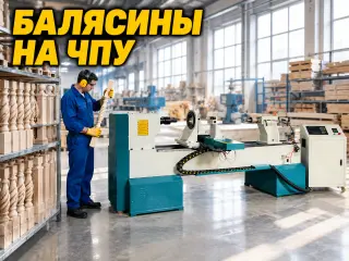 ЧПУ токарно-резьбовой станок с двумя резцами для лестничных столбов и художественной резьбы DH-1530