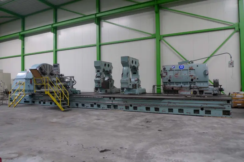 Тяжелый токарный станок Skoda Шкода с ЧПУ CNC SIU 2.5 x 10 метров