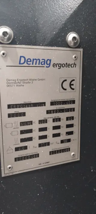 Термопластавтомат Demag Ergotech Viva 100-400