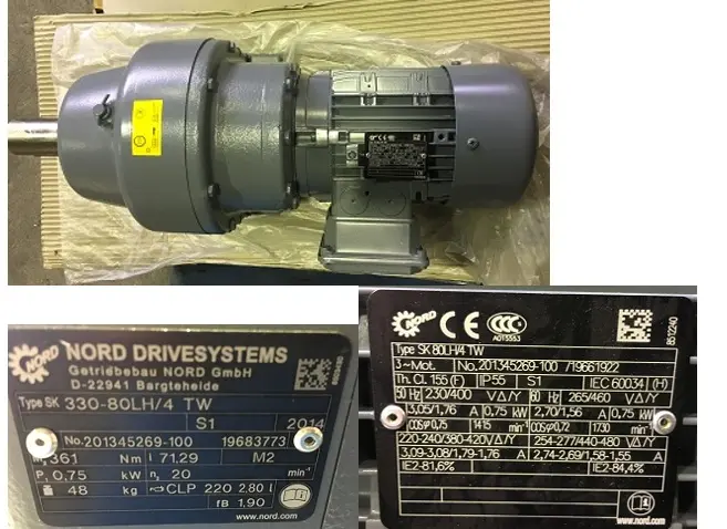 Мотор-редуктор Getriebebau Nord модел SK330-80L/4 TW