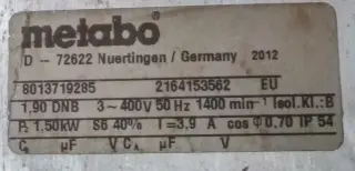Ленточная пила Metabo BAS 505