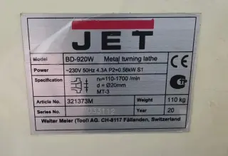 JET BD-920W
