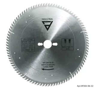 259-60-32. Пильный диск универсальный 260x3,2/2,2x30x60T A-5° ATB