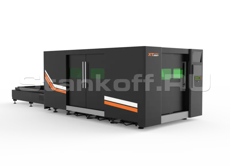 Оптоволоконный лазерный станок для резки металла закрытого типа XTC-1530E/1500 Raycus