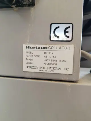 Листоподборочная башня Horizon MC80A и буклетмейкер SPF-10