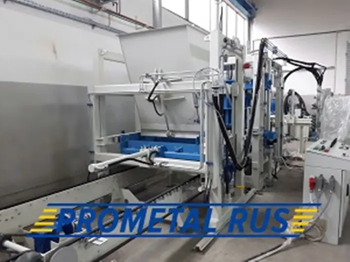 Вибропресс RHP 500 Prometal для производства бордюров и колор микс тротуарной плитки