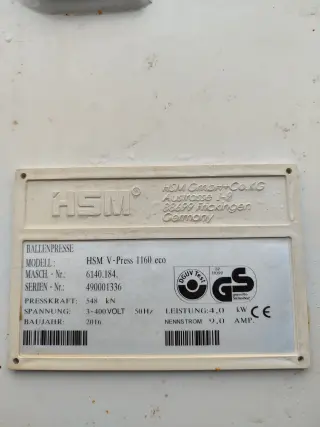 Пресс HSM V-Press 1160 Eco