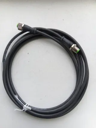7356-40021-6540500, Murr Elektronik Германия, кабель с разъемом M12 Вилка, M12 Розетка, кабель 3M, 4 контакта