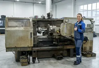 Токарный станок по металлу с ЧПУ 16К20