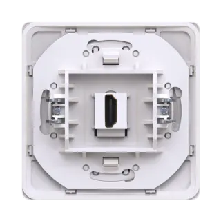 Розетка скрытой установки CADUCEUS ALING EON с модулем Keystone HDMI тип A-A