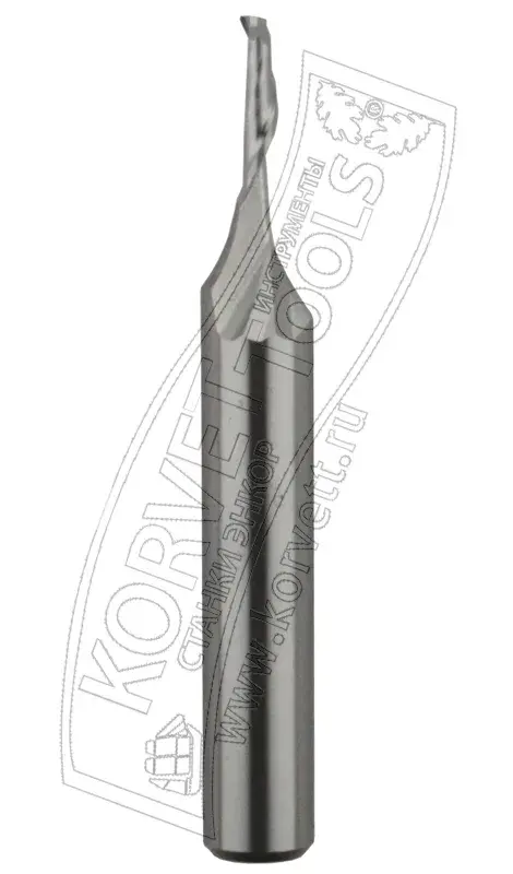 v3128z1. Фреза спиральная D3 H12 TL60 Х8 Z1 HSS Co8