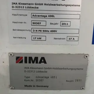Станок кромкооблицовочный IMA ADVANTAGE 400L