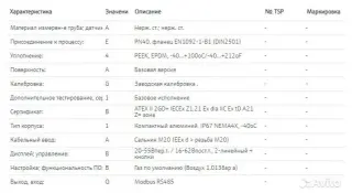 Термально массовый расходомер Endress Hauser DN25