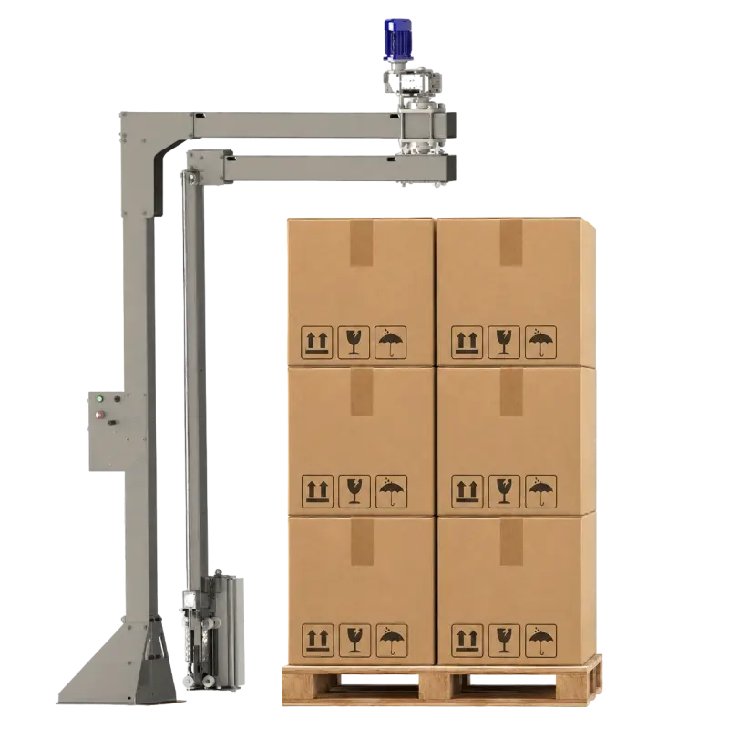 Паллетоупаковщик 4eco307 с вращающейся рукой