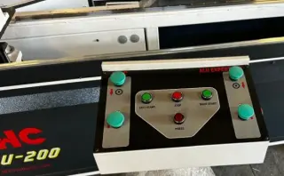Усозарезной торцовочный двухпильно-сверлильный станок AHC Makina Alu200PRO