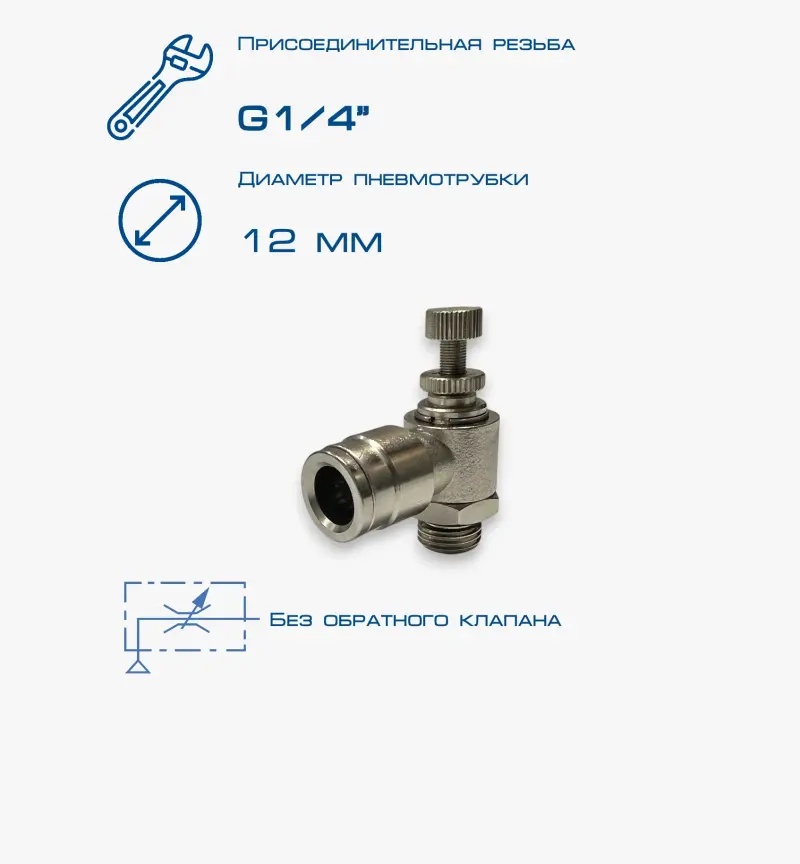 Пневмодроссель П-ДР-1/4-12Ц