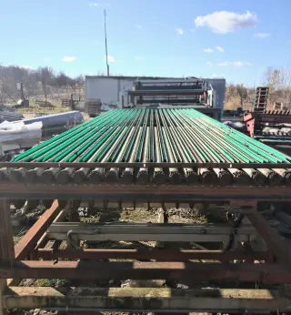 Линия автоматизированной системы резки керамического кирпича - сырца Alpina Industriale S.p.A
