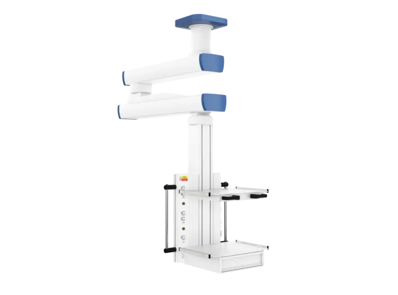 Потолочная двухплечевая вертикальная медицинская консоль CADUCEUS C2E-V