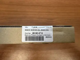 Барьер искробезопасности 865476, (MACX MCR-EX-SL-2NAM-RO), Phoenix Contact