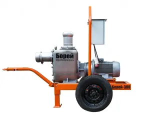 Борей-300 (Эл.установка 11кВт/1450 об., 320м3/час, 18 м.в.с., абр.10%, т.ч. 76мм)