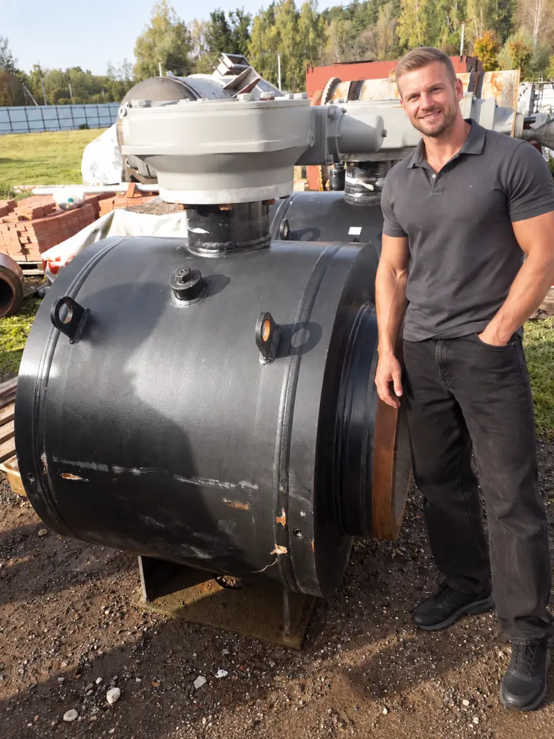 Полнопроходной шаровой кран BROEN-BALLOMAX DN600 PN40