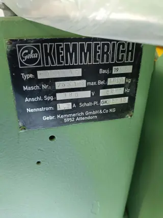 Разматыватель рулонного металла Kemmerich Geka V 1000 AE