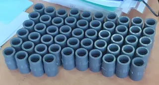 Муфта переходная d25-20-16, PN16 +GF+ длинная PVC-U