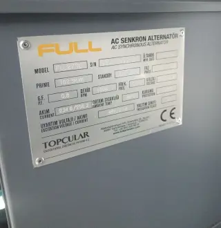 Трехфазный дизельный генератор 132 кВт FB-165 400V 50Hz