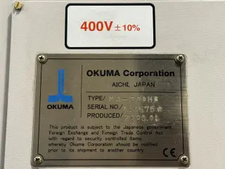 Горизонтальный обрабатывающий центр (HMC) Okuma - MA-600 HB Space Center