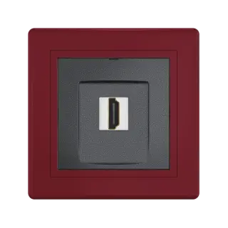 Розетка скрытой установки CADUCEUS ALING PRESTIGE с модулем Keystone HDMI тип A-A