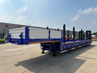 Полуприцеп-трал с трапами TONGYADA CTY9603TDPS низкорамный, 3-оси,тновый