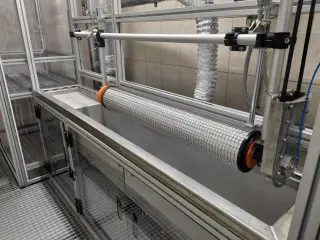 Продажа комплекта оборудования для производства фильтроэлементов (Заливочная установка DOPAG eldomix 600 (Германия, 2020) · Стенд пузырько