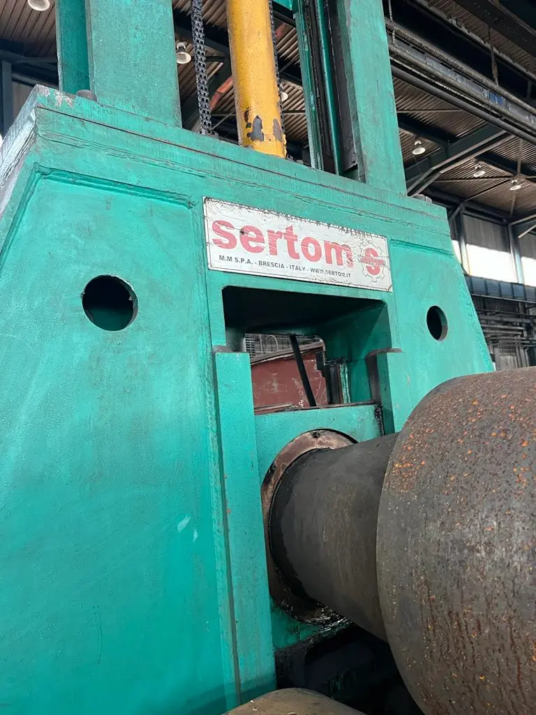 Вальцы гидравлические SERTOM-S с ЧПУ 40х3100мм