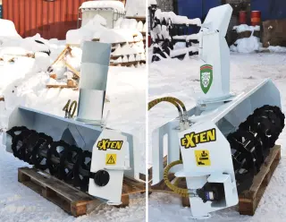 Снегоротор для мини-погрузчика Bobcat, Takeuchi, SANY и других