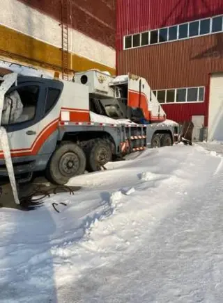 Автокран Puyuan ZLJ5411JQZ50V, 2008 г.в., VIN - L5E5H4D358A002008, Шасси (рама) № L5E5H4D358A002008, Цвет - серый, Рег.знак - М429СА 22