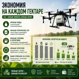 Агродрон Вортекс Агро L50
