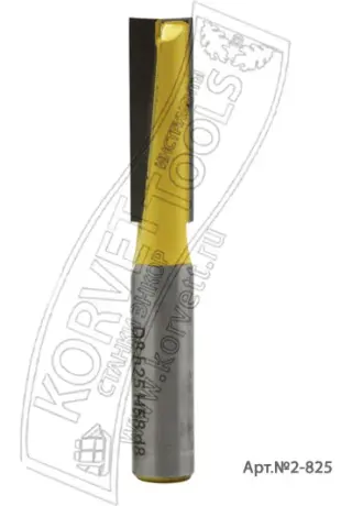 2-825. Фреза пазовая прямая торцевая D8 H25 TL51 Х8