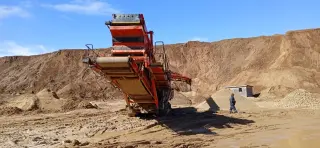 Terex finlay 694+ supertrack трехдековый мобильный грохот