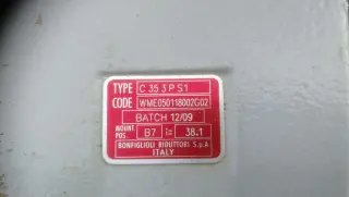 Мотор-редуктор C353PS1 i-34 . двиг 0,55 кевт