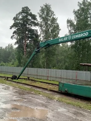 Кран с раскряжевочной установкой Baljer Zembrod