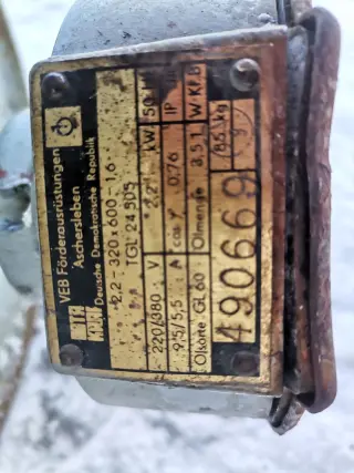 Мотор барабан МБ500/220-0,8-1,1квт